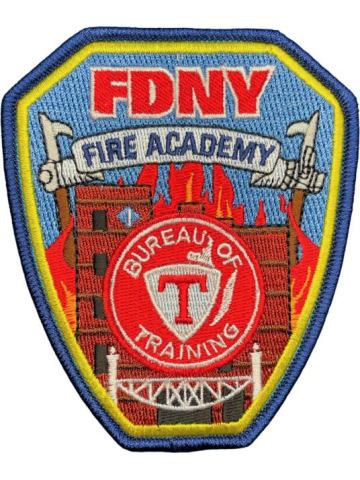 Badge Fire Dept. New York City - Fire Acedemy  9 x 10,5 cm