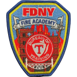Badge Fire Dept. New York City - Fire Acedemy  9 x 10,5 cm