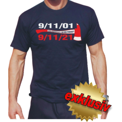 T-shirt navy, 20th Anniversary - Never Forget, Axt 3XL
