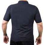 Polo navy, NOTARZT in weiß (Brustdruck) M