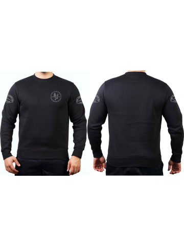 Sweat black, L.A.P.D. SWAT, California, Patchdesign