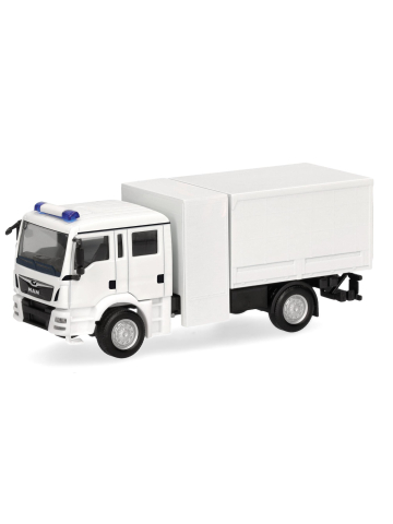 Bausatz 1:87 MAN TGM Mehrzweckgerätewagen (MzGW) mit zweiteligem Aufbau, weiß (1Stück)