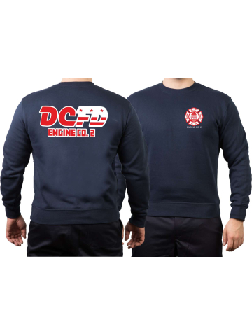 Sweat navy, Washington DC, Engine CO. 2