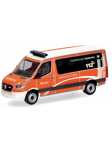 Modell 1:87 MB Sprinter 18, Bus Flachdach ELW, BF Hamburg (HAM)