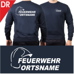 Sweat navy with font type "A"