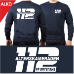 Sweat with Logo, FEUERWEHR and place-name in Doppelring