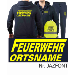Chaqueta con capucha-Vestimenta para correr azul marino,...