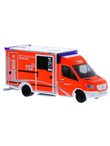 Modell 1:87 Wietmarscher Ambulanzf. Design RTW ´18, Rettungsdienst Hamburg (HAM)