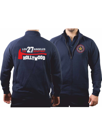 Sweatjacke navy, Los Angeles Fire Dept. Hollywood - Station 27