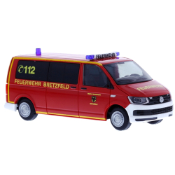 Modell 1:87 VW T6, FF Bretzfeld (BaWü)