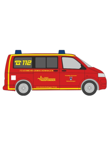 Modell 1:87 VW T5 ´10, FF Dänischenhagen (SH)