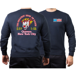 Sweat navy, New York City Fire Dept. The Greatest Show on...