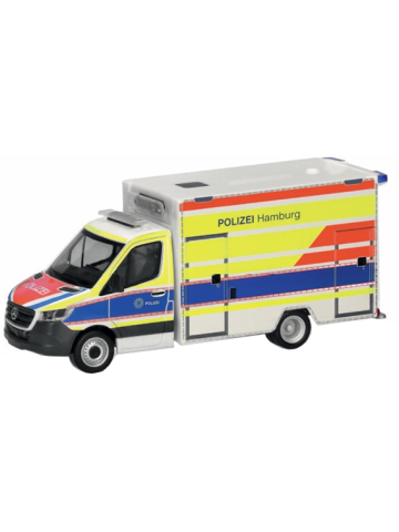 Modell 1:87 MB Sprinter ´18 Fahrtec RTW, Polizei Hamburg