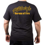 T-Shirt black, Pittsburgh (Pennsylvania), Bureau of Fire
