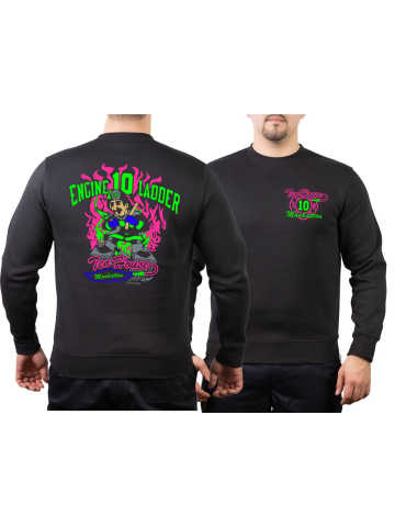 Sweat black, New York City Fire Dept. E38-L51 Da Dawg House Bronx