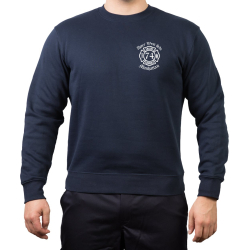Sweat navy, New York City Fire Dept. "Fire Factory Harlem" E-58/L-26