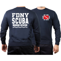 Sweat navy, New York City SCUBA MARINE RESCUE