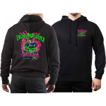 Hoodie nero, New York City Fire Dept. E-38/L-51 Da Dawg House Bronx