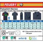 CHICAGO FIRE Dept. Standard, azul marino Polo