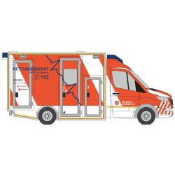 Modell 1:87 GSF RTW ´18, Malteser Oldenburg (NDS)