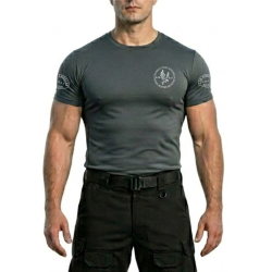 T-Shirt ACTIVE-DRY sport shirt, granite-grey, S.W.A.T,...