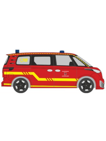 Modell 1:87 VW ID. Buzz People, Feuerwehr Leverkusen (NRW)