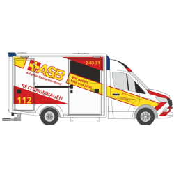 Modell 1:87 Wietmarscher Ambulanzfahrzeug Design RTW...