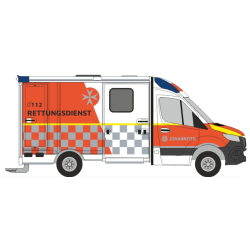 Modell 1:87 System Strobel RTW ´18, Johanniter...