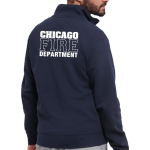 Troyer (Quarter Zip Sweat) navy, CHICAGO FIRE Dept. Standard