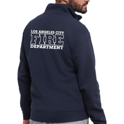 Troyer (Quarter Zip Sweat) navy, Los Angeles Fire Department