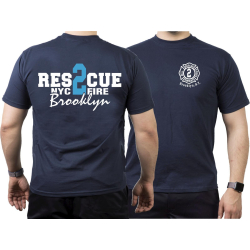 T-Shirt marin, Rescue2 (blue) Brooklyn