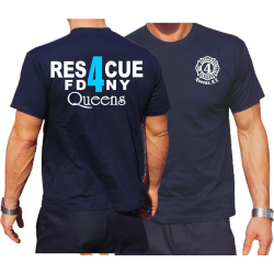 T-Shirt marin, Rescue4 (blue) Queens