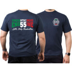 T-Shirt navy, New York City Fire Dept. Little Italy Manhattan (E-55), M
