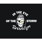 T-Shirt negro, New York City Fire Dept. en The Eye Of The Storm, Brooklyn E-280
