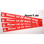 Sticker "Meiner ist 20 m long"
