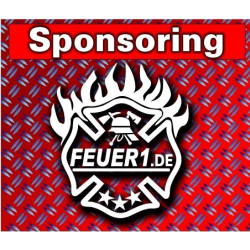 Brustsymbol "Feuer1.de - Sponsoring" =...