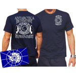 T-Shirt blu navy, ANTARCTICA FD