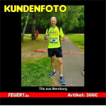 Laufshirt neongelb, Fit for Firefighting, atmungsaktiv