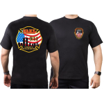 T-Shirt noir, "dans Memory of..." 4farbig