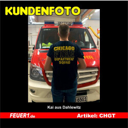 CHICAGO FIRE Dept. SQUAD, navy T-Shirt, 3XL
