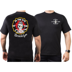 T-Shirt black, New York City Fire Dept. In The Eye Of The Storm, Brooklyn E-280, L