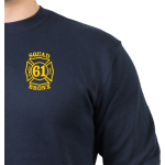 Sweat blu navy, NYFD Squad 61 The Bronx