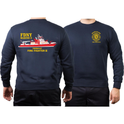 Sweat navy, NYC Fire Dept., Marine 9 &quot;Firefighter...