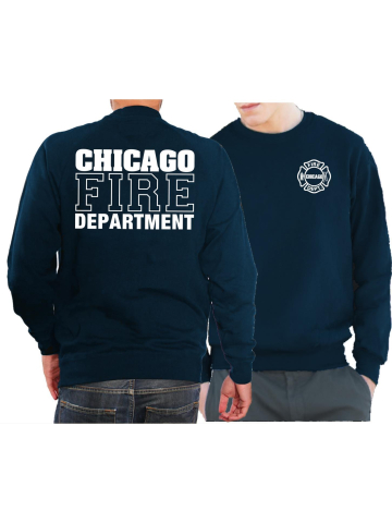 CHICAGO FIRE Dept. Standard, blu navy Sweat