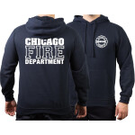 CHICAGO FIRE Dept. Standard, azul marino Hoodie, M