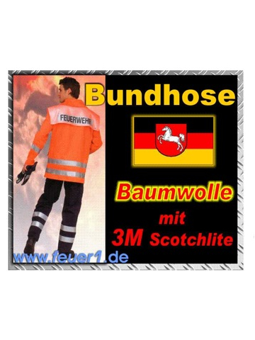 FW-Bundhose Niedersachsen, Baumwolle