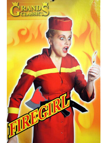 Kostüm Firegirl en rojo 42