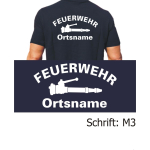Polo font "M3" (Strahlrohr) con nome del luogo