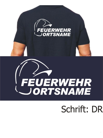 Polo font "DR" (Gallethelm) con nome del luogo