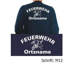 Sweat with font "M12" (DDR-FW-Helm) with place-name